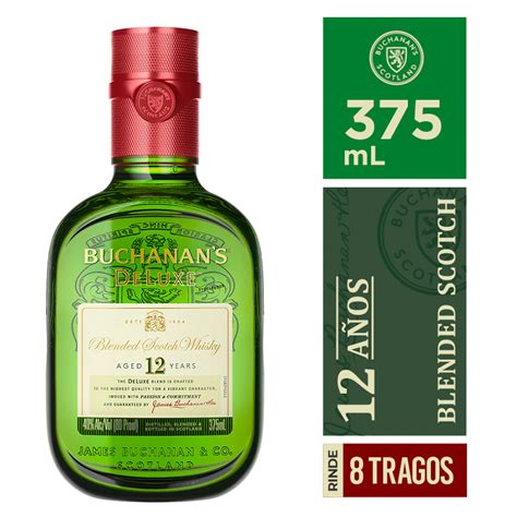 BUCHANANS DELUXE 12 AÑOS 375ml