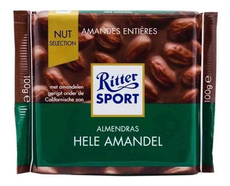 RITTER CHOCO ALMENDRAS 100g