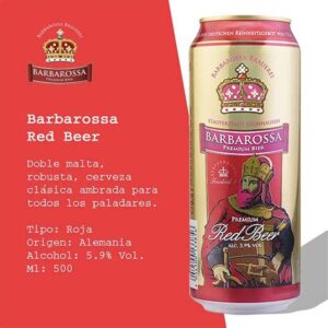 BARBAROSSA RED BEER 500ml