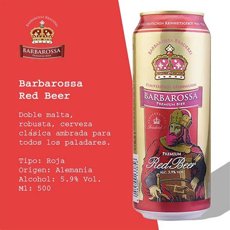 BARBAROSSA RED BEER 500ml