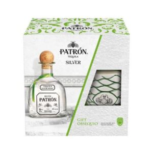 PATRON SILVER + VASO 750ml